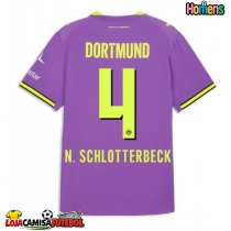 Camisa de Futebol Borussia Dortmund Nico Schlotterbeck #4 Equipamento Alternativo 2026-27 Manga Curta